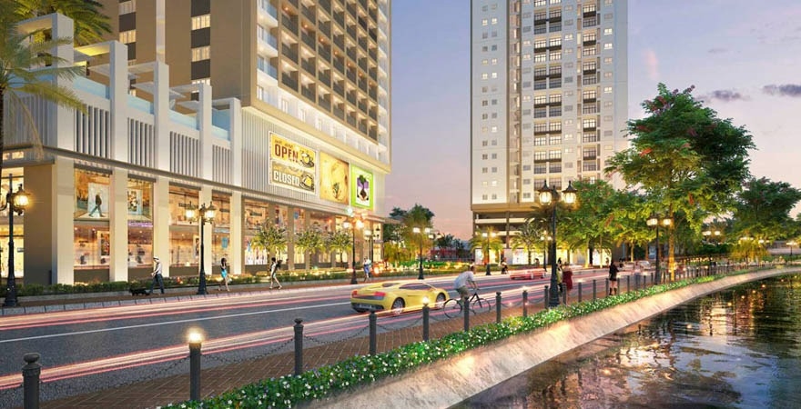 Tiện ích hồ bơi căn hộ Richmond City Nguyễn xí